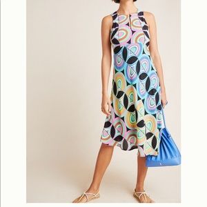 NWT Anthropologie Kenzie Asymmetrical dress Size 2